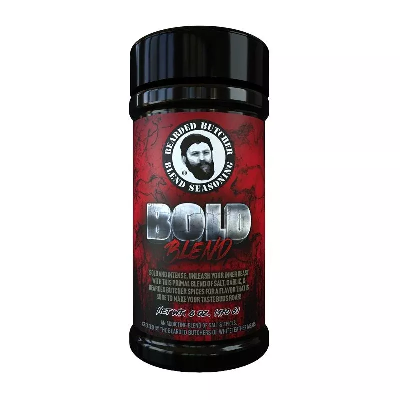 Bearded Butcher BB-0096 Seasoning, Bold Blend, 6 oz Shaker Can