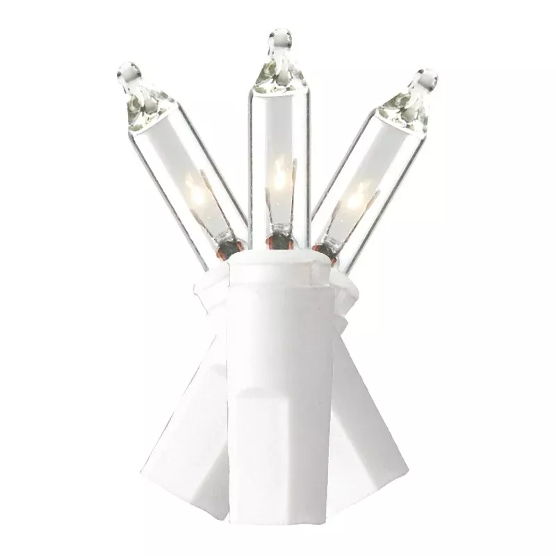Hometown Holidays 2652-22/U04Z008C Icicle Light Set, 2.5 V, 300-Lamp, Clear Light, 21 ft L